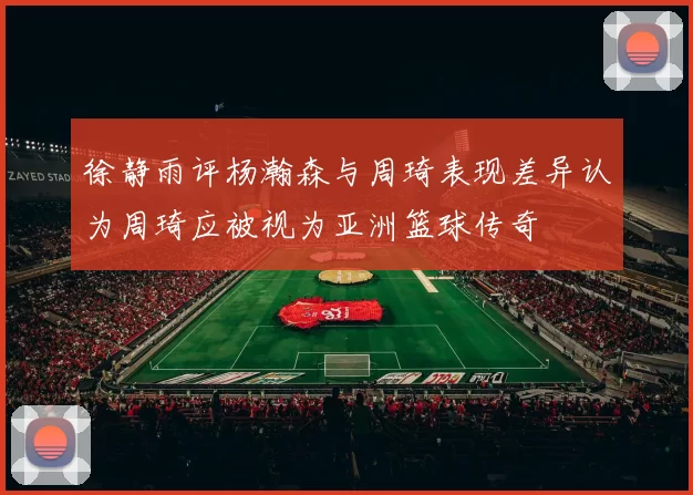 徐静雨评杨瀚森与周琦表现差异认为周琦应被视为亚洲篮球传奇